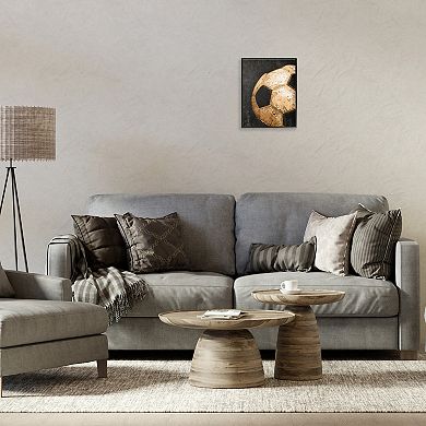 Stupell Home Decor Vintage Soccer Ball Closeup Wall Art