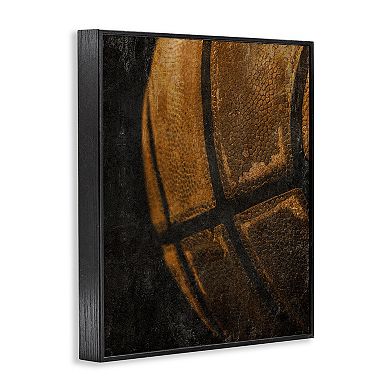 Stupell Home Decor Vintage Basketball Close Up Wall Art