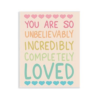 Stupell Home Decor Completely Loved Plaque Wall Art