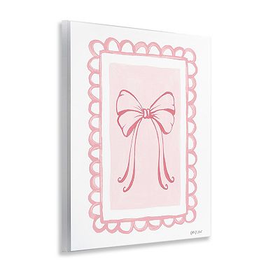 Stupell Home Decor Coquette Keepsake Ribbon Plaque Wall Art