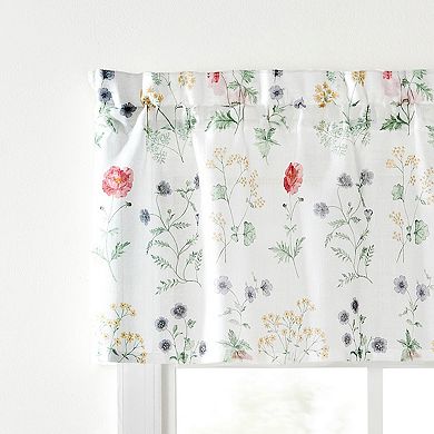 Martha Stewart Martha’s Garden Floral Tailored Valance