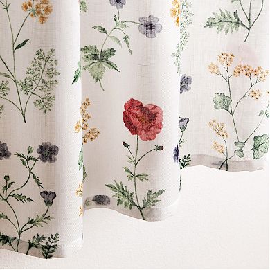Martha Stewart Martha’s Garden Floral Tailored Valance