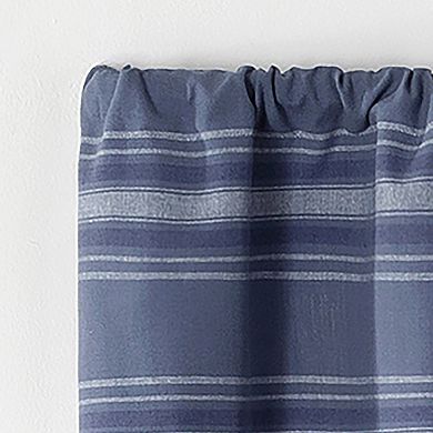 Martha Stewart Ruffle Stripe Tailored Window Valance