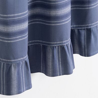 Martha Stewart Ruffle Stripe Tailored Window Valance