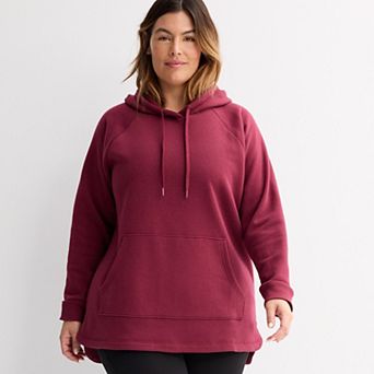 Plus Size Tek Gear® Ultrasoft Fleece Hooded Tunic