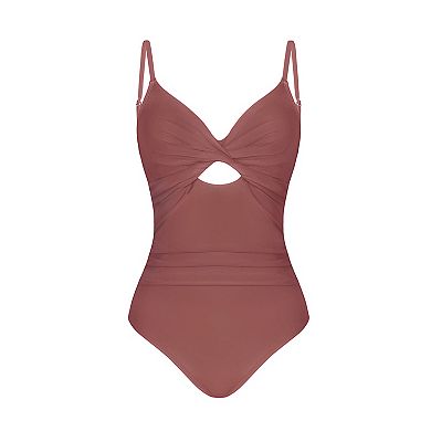 Petite Cupshe Cutout One-Piece Swimsuit