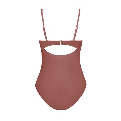 Petite Cupshe Cutout One-Piece Swimsuit