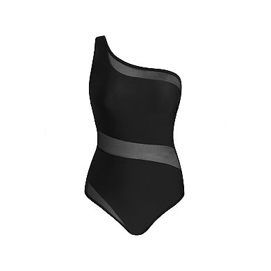 Petite Cupshe Mesh One-Piece Swimsuit