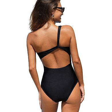 Petite Cupshe Mesh One-Piece Swimsuit