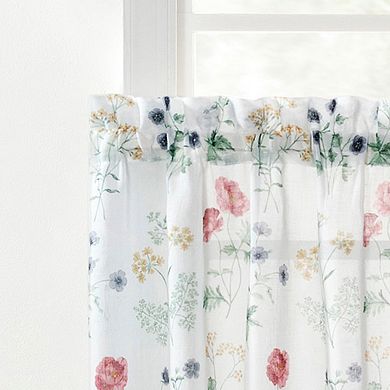 Martha Stewart Martha’s Garden 2-Piece Tier Curtain Set