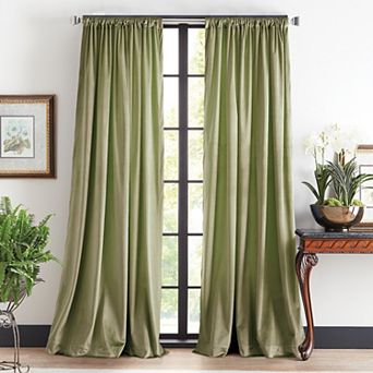 Martha Stewart Velvet 2-Pack Window Curtain Panels