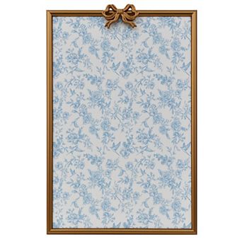 Floral Corkboard with Bow