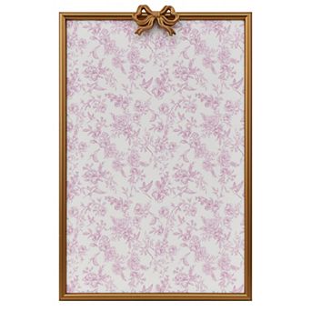 Floral Corkboard with Bow