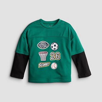 Baby & Toddler Boy Jumping Beans® Relaxed Mesh Layer Graphic Tee