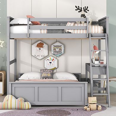 Merax Bunk Bed with Desk