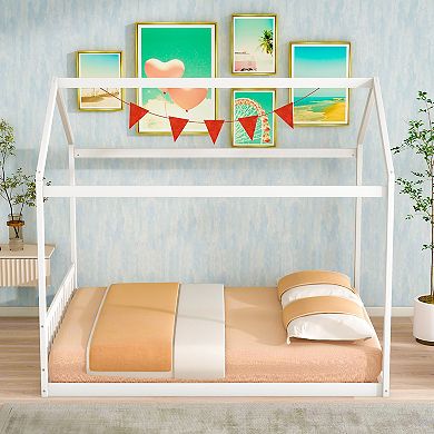 Merax Wooden House Bed with Headboard