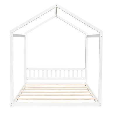 Merax Wooden House Bed with Headboard