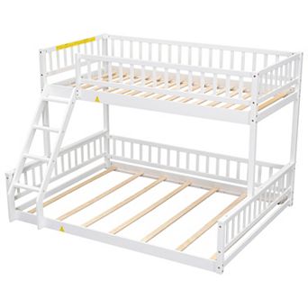 Merax Bunk Bed with Ladder and Guardrails
