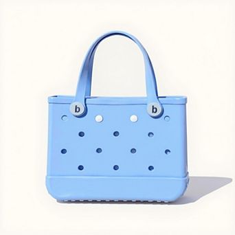 Women's Lightweight Perforated Tote Bag with Flexible Water-Resistant Design and Sturdy Handles