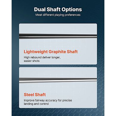 Men’s 12-Piece Golf Club Set Right-Handed with Stand Bag