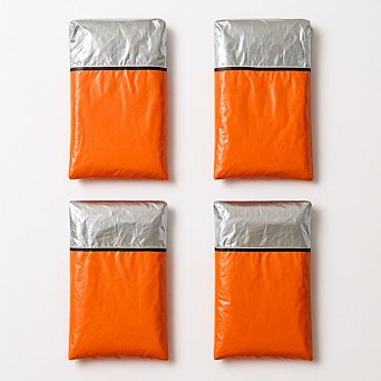 4-Pack Emergency Mylar Sleeping Bags, Waterproof Thermal Bivy Sacks
