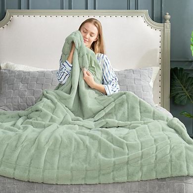 Bliss Faux Fur Throw Blanket