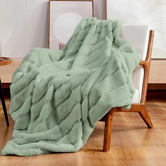 Bliss Faux Fur Throw Blanket