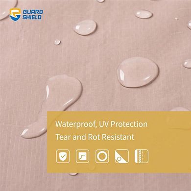 10×12 ft Waterproof Tarp, 8-Mil, UV-Resistant Outdoor Cover