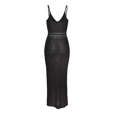 Lascana Women's Crochet Maxi Dress Cover Up