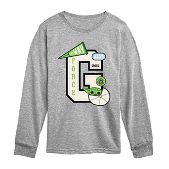 Boys 8-20 Star Wars The Mandalorian Grogu Long Sleeve Graphic Tee
