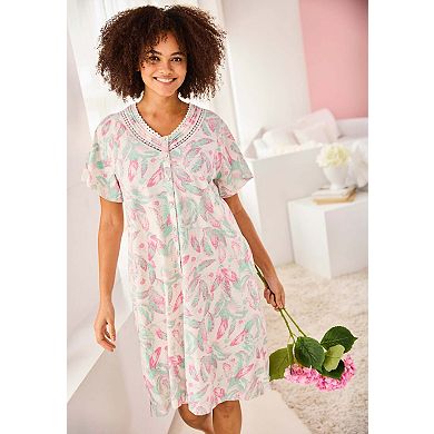 Only Necessities Plus Size Snap-Front Gown