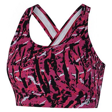Dare 2B Womens/Ladies Wave Zebra Print Sports Bra