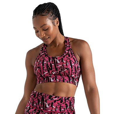 Dare 2B Womens/Ladies Wave Zebra Print Sports Bra