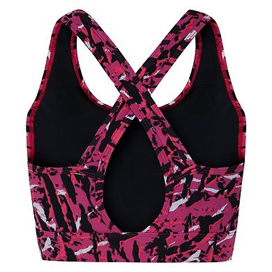 Dare 2B Womens/Ladies Wave Zebra Print Sports Bra