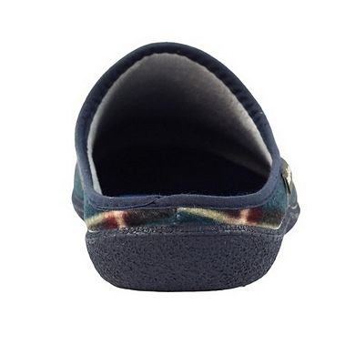 Goodyear Mens Checkmate Checked Mule Slippers