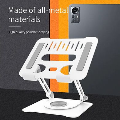 Space Saving 360° Rotatable Foldable Tablet Stand