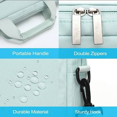 Horizontal Pocket Handle Belt Laptop Bag