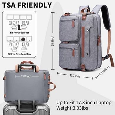 Padded Magic Buckle Laptop Backpack