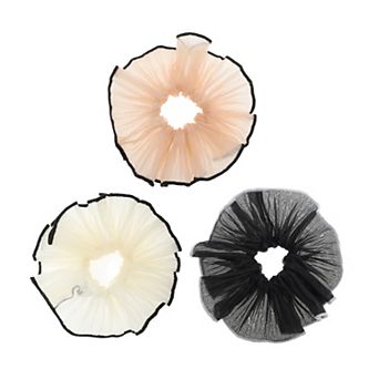 3 pc Fashion Pleats Large Hair Ties