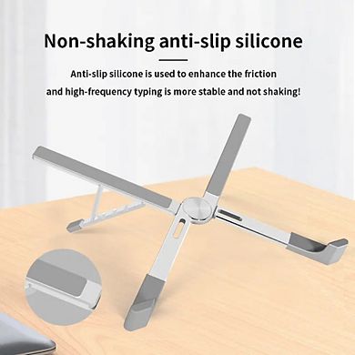 Portable Height Adjustable Aluminum Laptop Stand