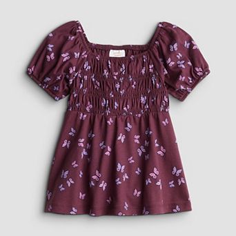 Girls 4-12 Jumping Beans® Smocked Peasant Top