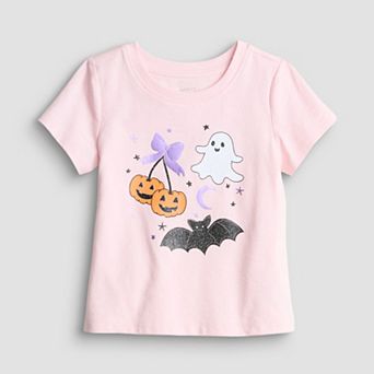 Baby & Toddler Girl Jumping Beans® Halloween Icons Short Sleeve Graphic Tee
