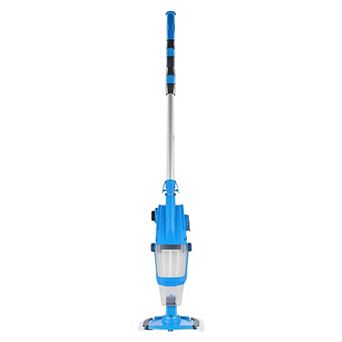 Cordless Pool Vacuum with Extension Pole Rechargeable Handheld Cleaner for Pools and Spas