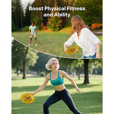 Disc Golf Set 8-Pack Starter Discs with Putter Mid-Range Driver PDGA Approved