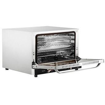 Commercial Convection Oven 47L Countertop 4 tier Toaster with Glass Door