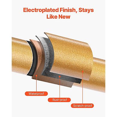 Small Gold Cordless Desk Lamp with 3-Level Brightness Control