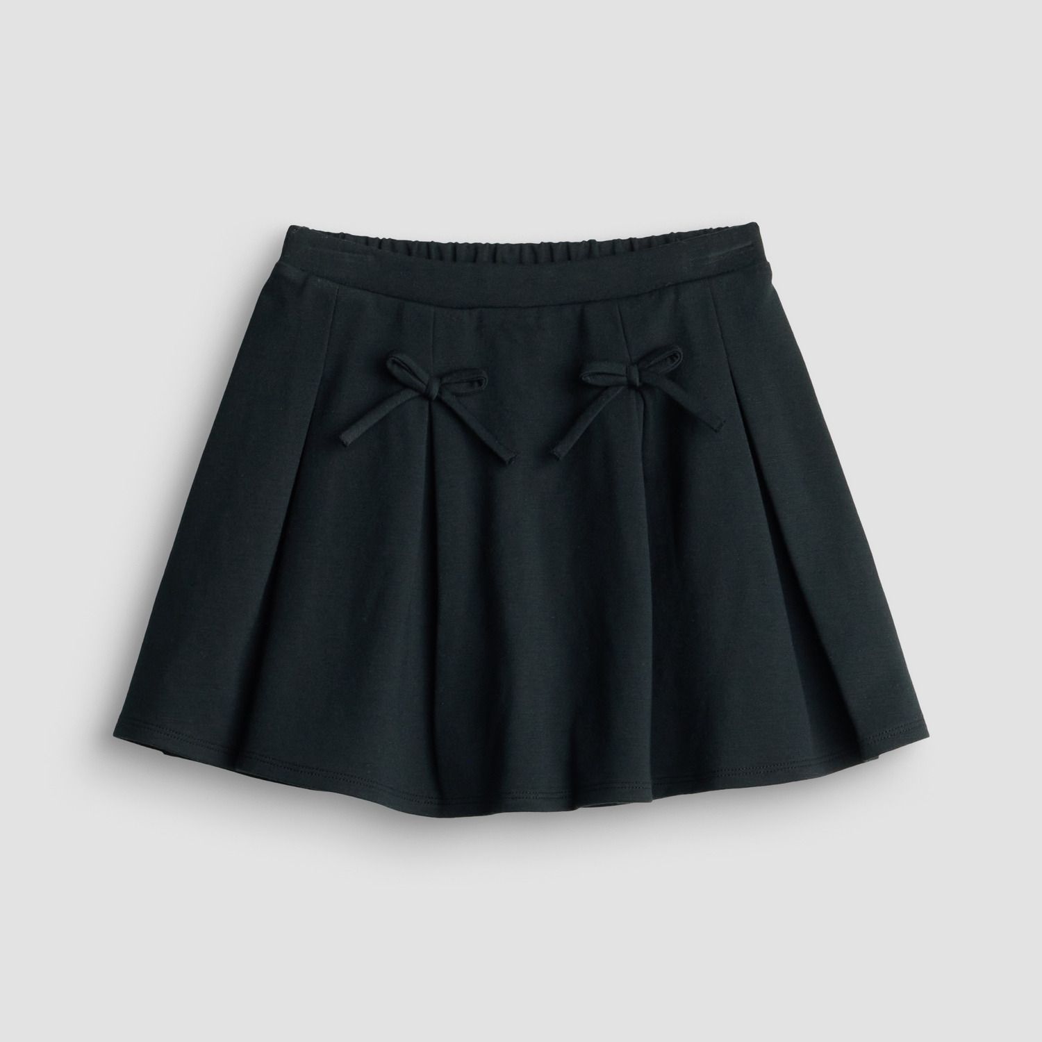Юбка-шорты Jumping Beans® Pleated Bow Skort для девочек, цвет: Чёрный — фото 1