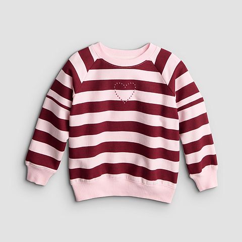 Детские худи Girls 4-12 Jumping Beans Oversized Crew Sweatshirt