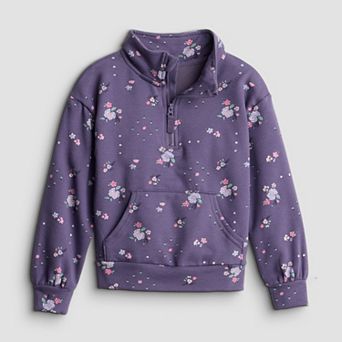 Girls 4-12 Jumping Beans® Quarter Zip Sweatshirt