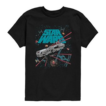 Boys 8-20 Star Wars Ships Distressed Graphic Tee